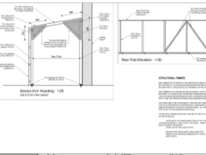 Section-1-Elevation-Of-Hoarding-A-Park-Lane-London1